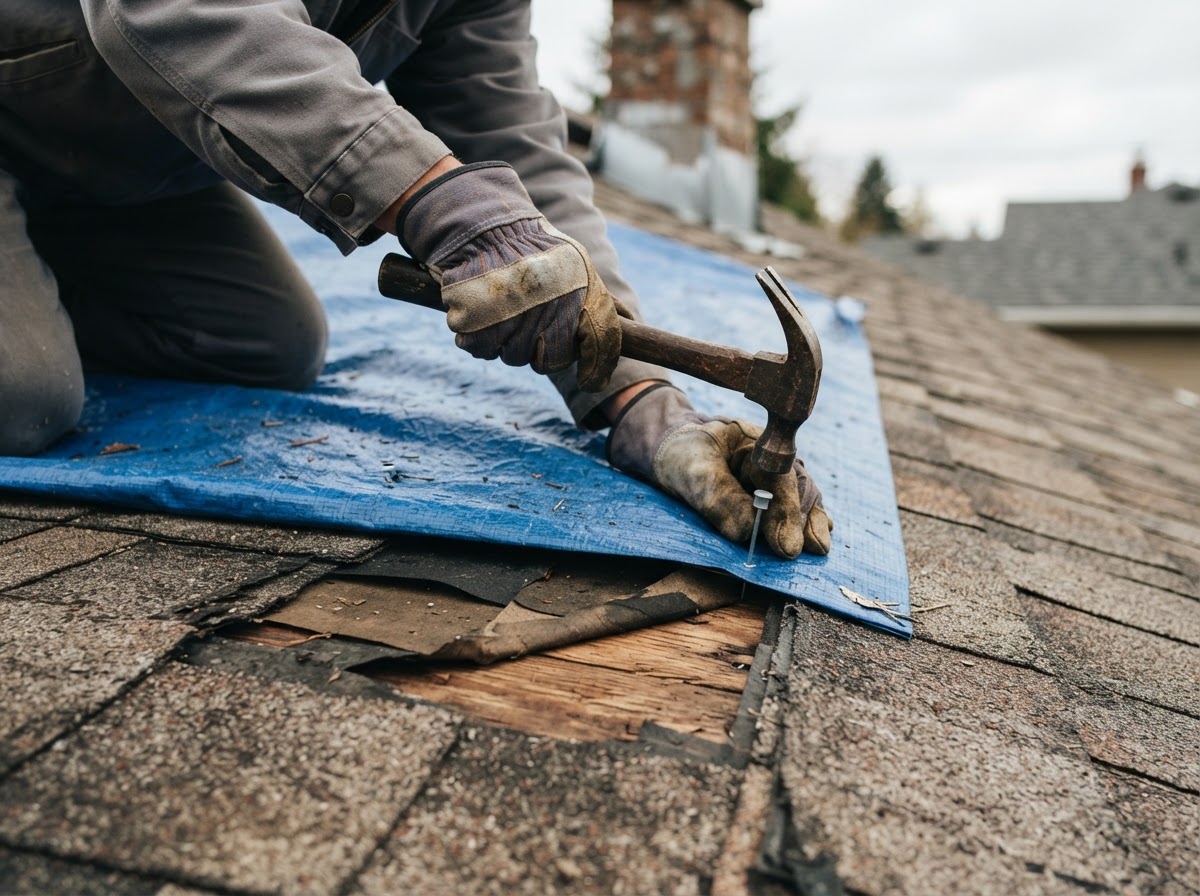 Emergency Roof Tarping in Beaumont, TX
